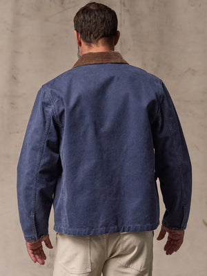 Filson Blue Mussel Canvas Outfitter Jacket