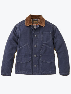 Filson Blue Mussel Canvas Outfitter Jacket