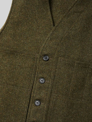 Filson Forest Green Mackinaw Wool Vest