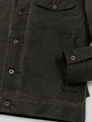 Filson Tin Cloth Beluga Short Lined Cruiser Jacket