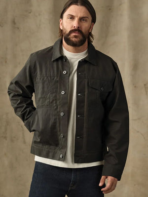 Filson Tin Cloth Beluga Short Lined Cruiser Jacket