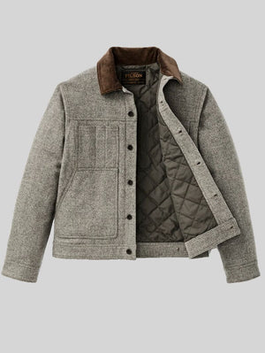 Filson Vintage Heather Gray Spokane Insulated Short Cruiser