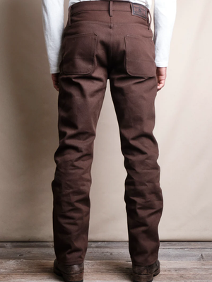 Freenote Cloth Belford Dark Brown 50s Cut 15oz Denim