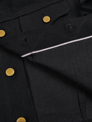 Freenote Cloth Black High Low 14oz Aces High Jacket