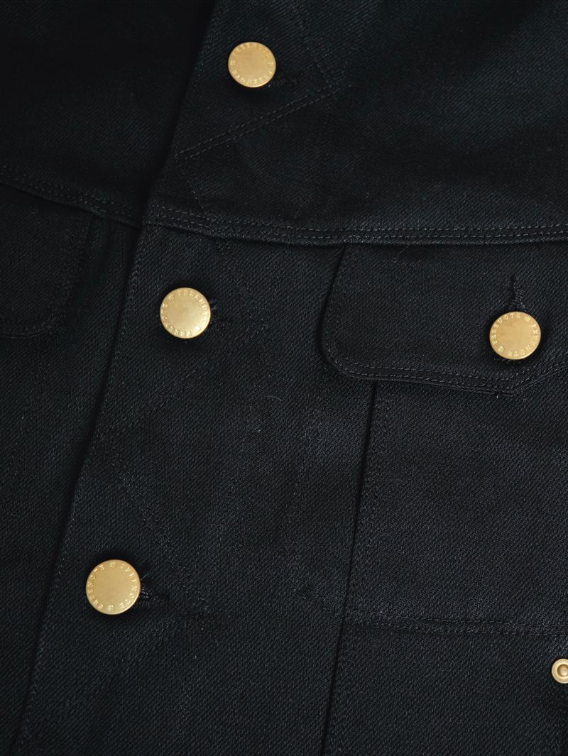 Freenote Cloth Black High Low 14oz Aces High Jacket