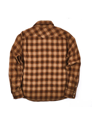 Freenote Cloth Bodie Brown Shadow Plaid Shirt