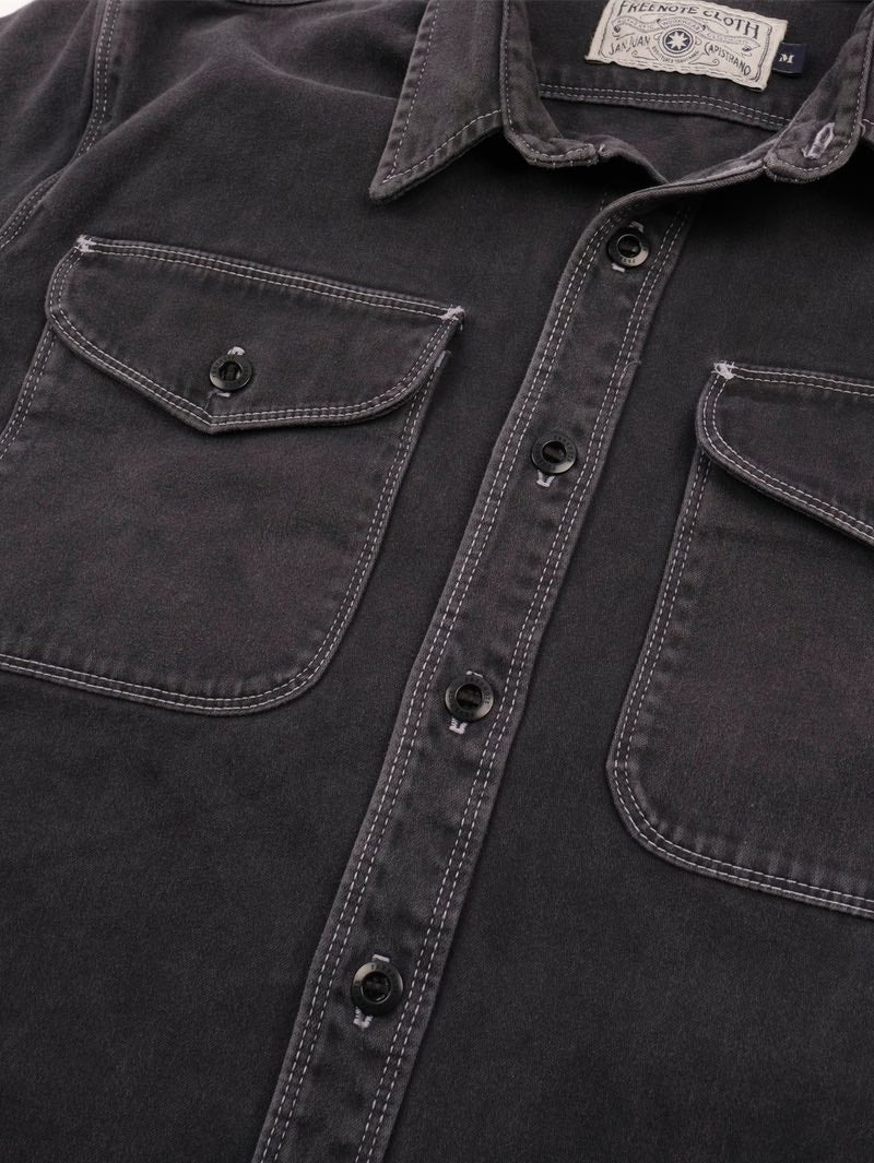 Freenote Cloth Charcoal Utility Shirt