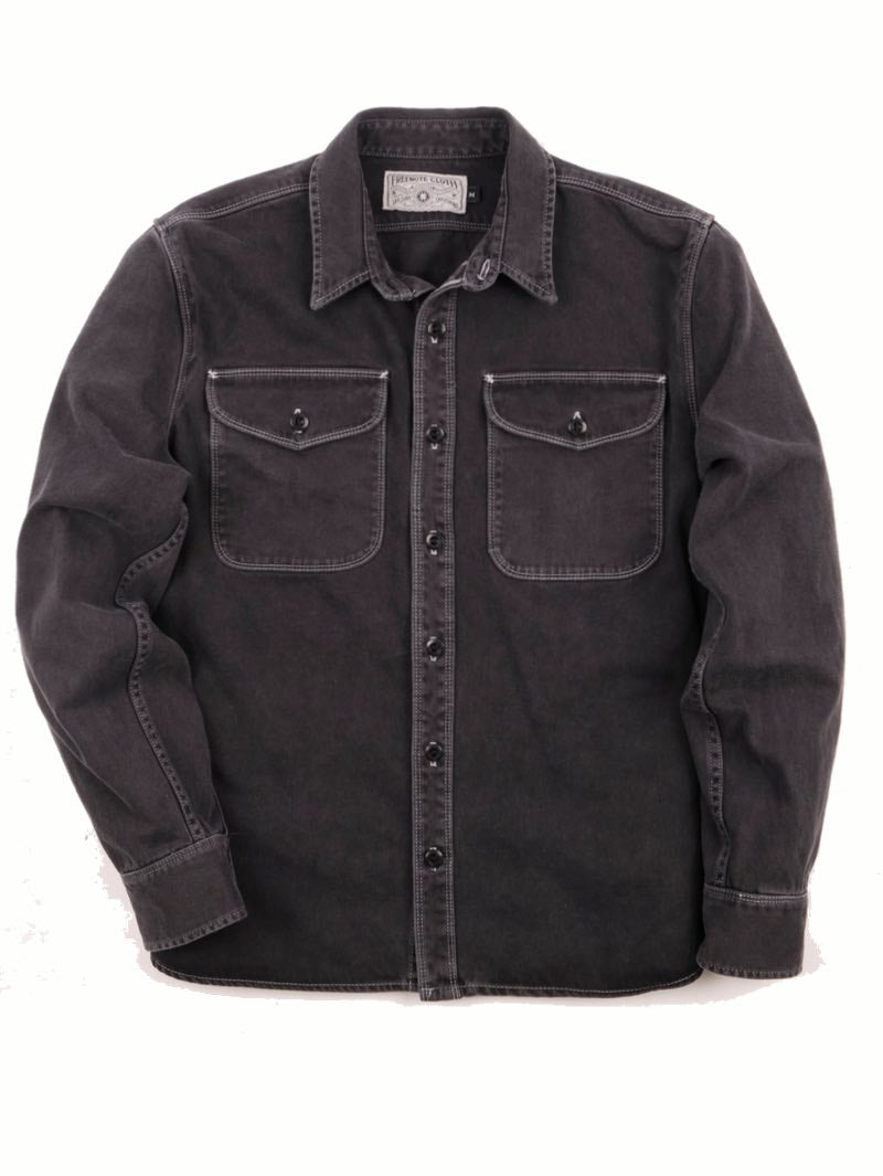 Freenote Cloth Charcoal Utility Shirt
