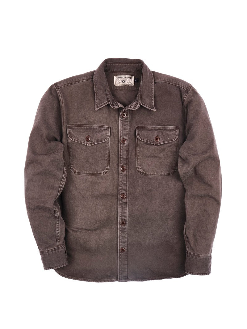 Freenote Cloth Chocolate Utility Shirt