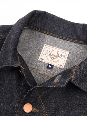 Freenote Cloth High Low Broken Twill Indigo jacket
