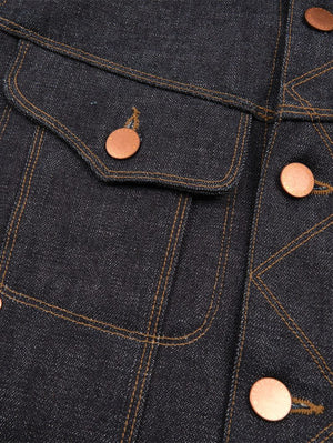 Freenote Cloth High Low Broken Twill Indigo jacket