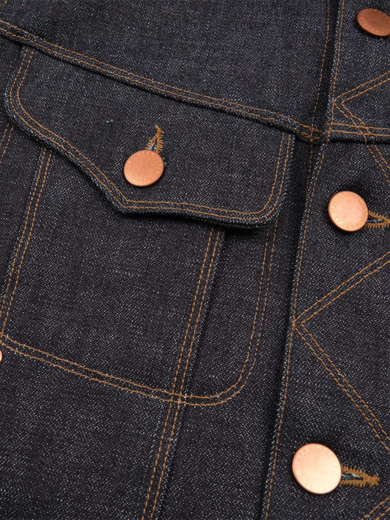 Freenote Cloth High Low Broken Twill Indigo jacket