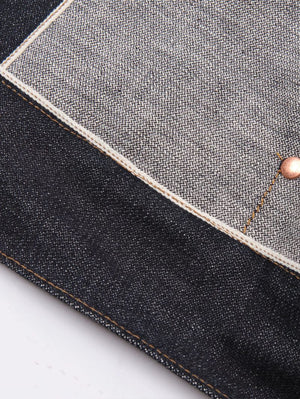 Freenote Cloth High Low Broken Twill Indigo jacket