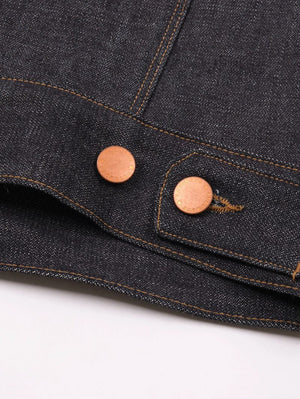 Freenote Cloth High Low Broken Twill Indigo jacket