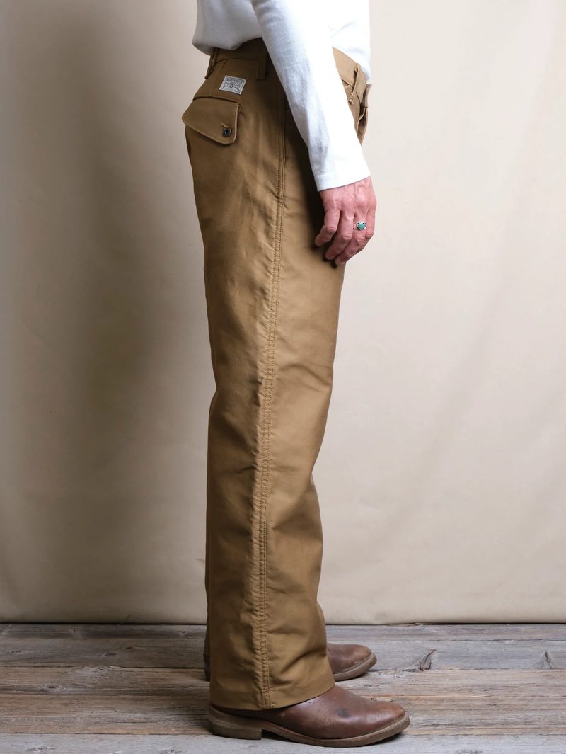Freenote Cloth Khaki Moleskin Benton Pants
