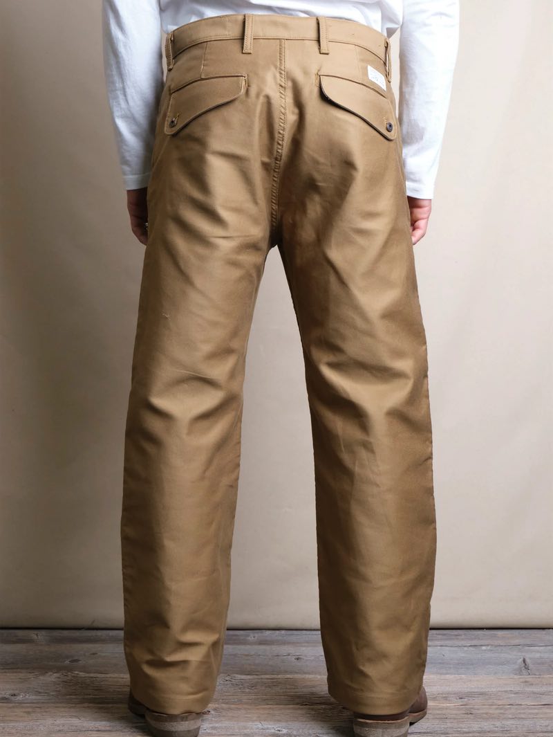 Freenote Cloth Khaki Moleskin Benton Pants