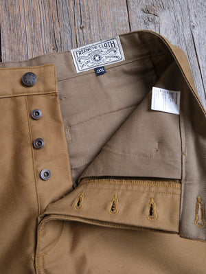 Freenote Cloth Khaki Moleskin Benton Pants