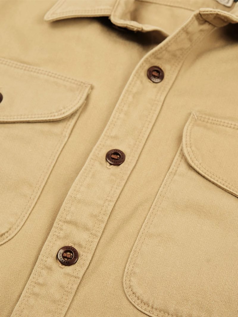 Freenote Cloth Khaki Utility Shirts