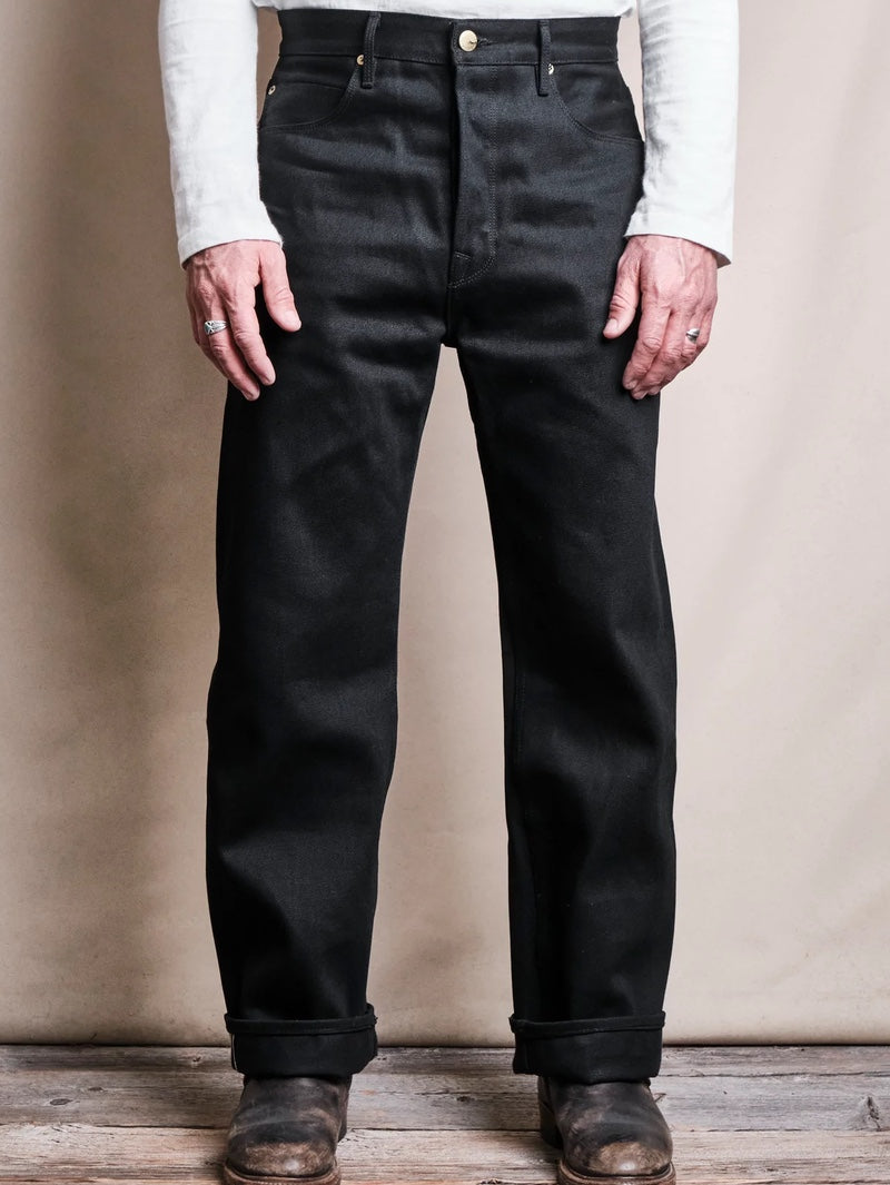 Freenote Cloth Modesto 15.75oz Black Black