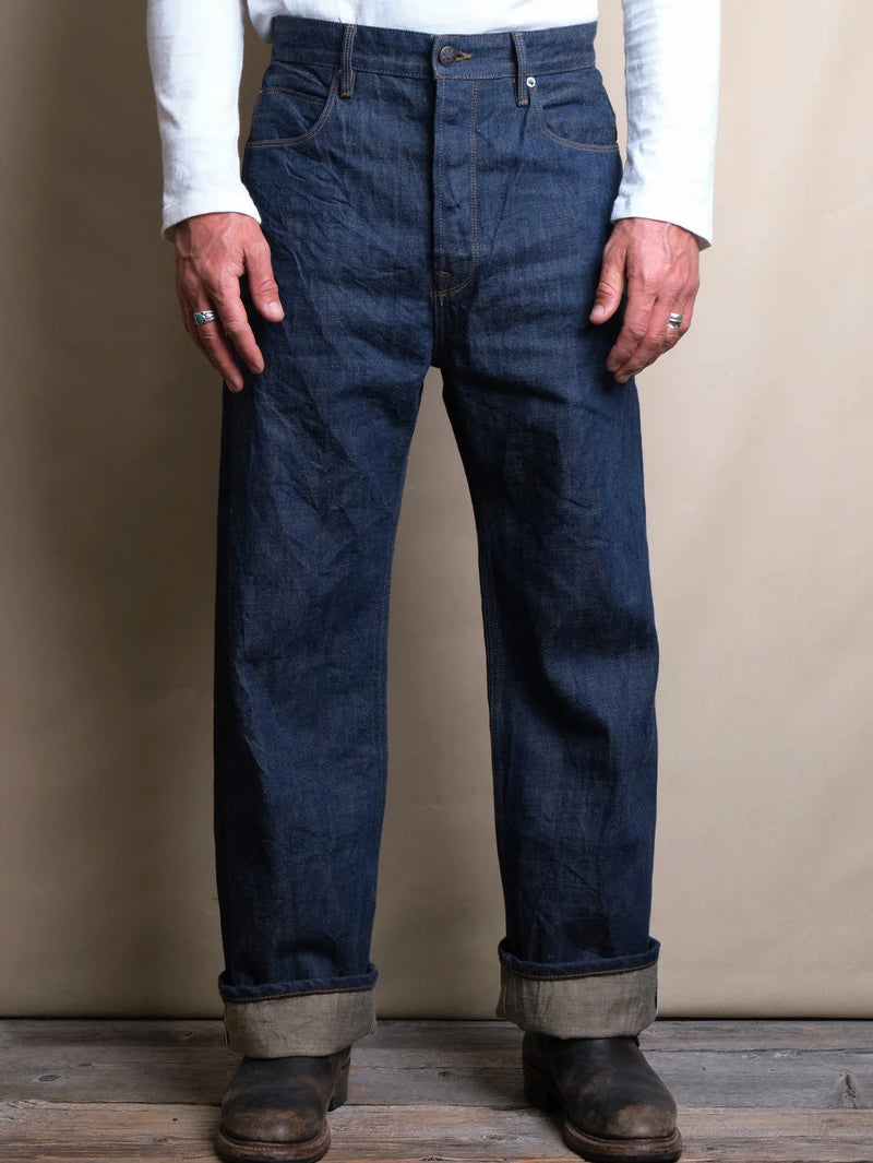 Freenote Cloth Modesto Straight Cut 13oz Natural Rinsed Denim