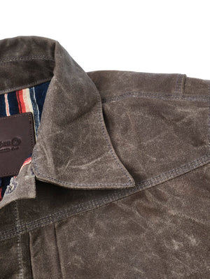 Freenote Cloth Oak Waxed Riders Jacket