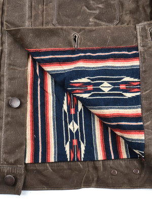Freenote Cloth Oak Waxed Riders Jacket