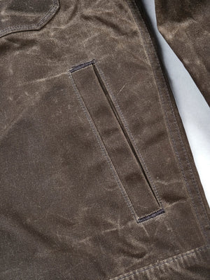 Freenote Cloth Oak Waxed Riders Jacket