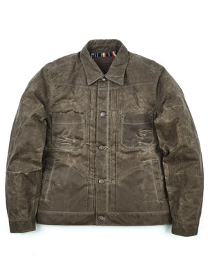 Freenote Cloth Oak Waxed Riders Jacket