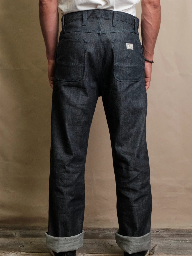 Freenote Cloth Ortega 11oz Indigo Selvedge Denim Pants