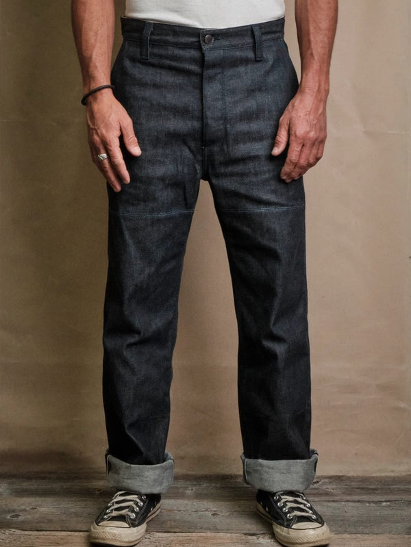 Freenote Cloth Ortega 11oz Indigo Selvedge Denim Pants - Mildblend