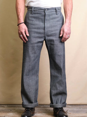 Freenote Cloth Ortega 13oz Grey Herringbone Pants