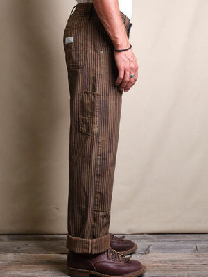 Freenote Cloth Ortega Pant Rust Herringbone 13oz