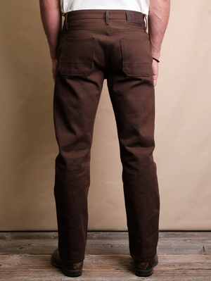 Freenote Cloth Trabuco Dark Brown Classic Straight Denim