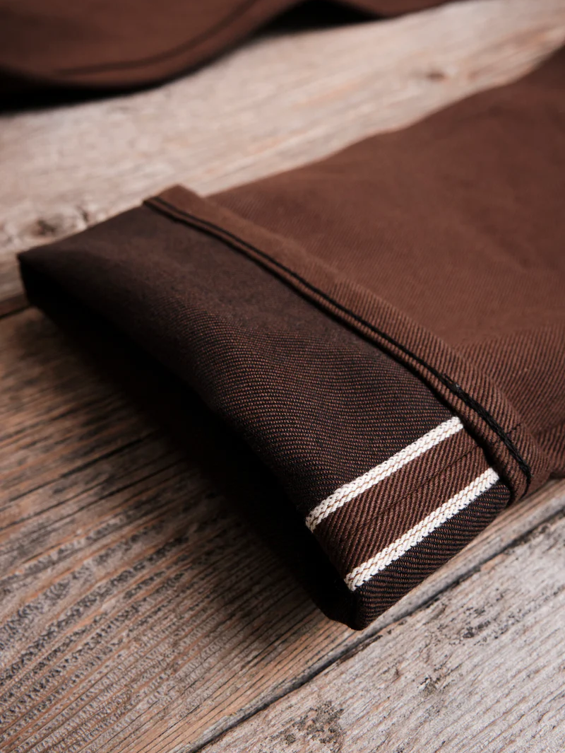 Freenote Cloth Trabuco Dark Brown Classic Straight Denim