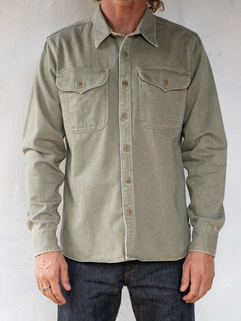 Freenote Cloth Utility Olive Shirt