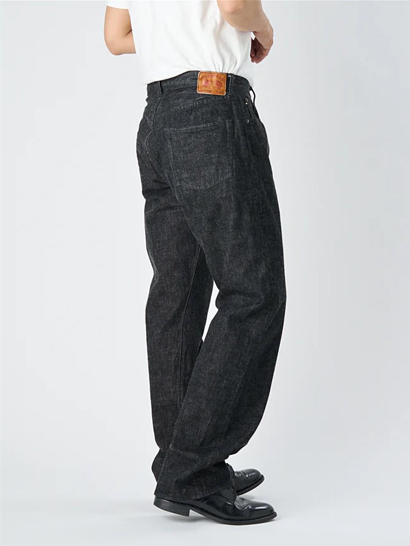 Full Count 0105BK Wide Black Selvedge Denim