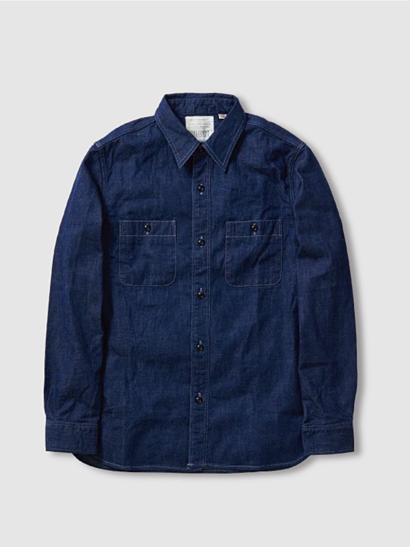 Full Count 4890-19 Denim Work Shirt