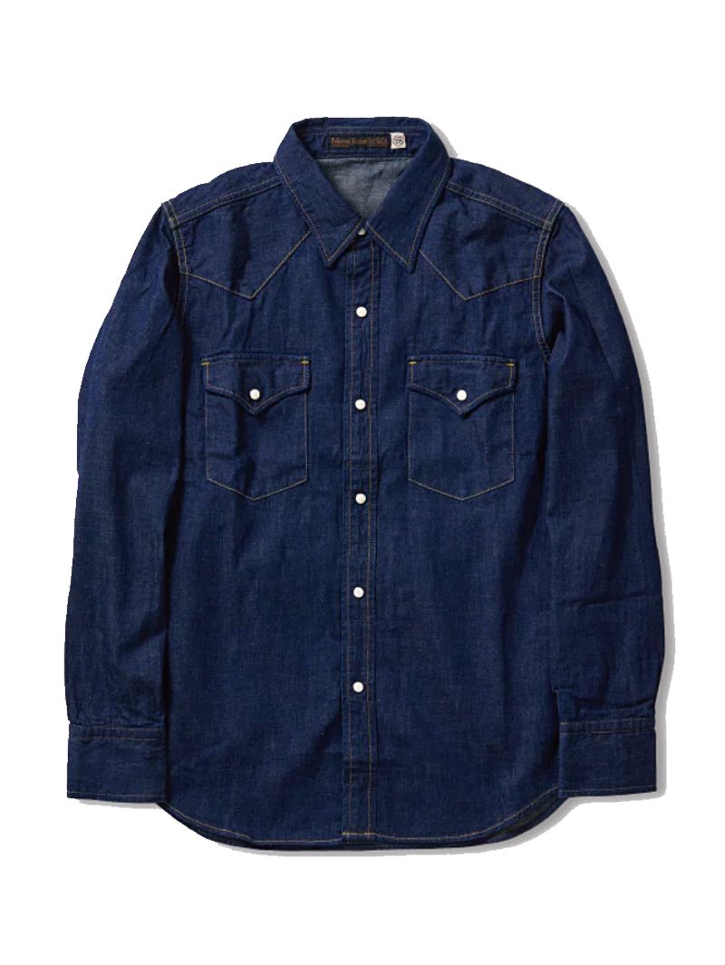 Full Count 4894 Denim Western Shirt