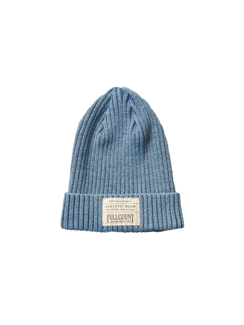 Full Count 6817 Washed Indigo Ribbed Watch Cap