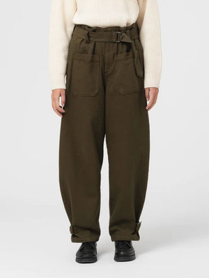 Girls of Dust Motorcycle Pants Bull Denim Shitake