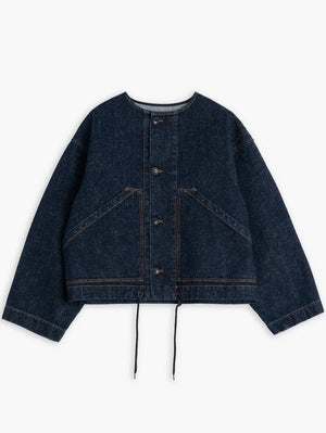 Girls of Dust Nuclear Jacket Neppy Denim Indigo