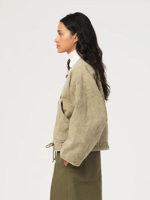 Girls of Dust Reactor Jacket Padded Cotton Avocado