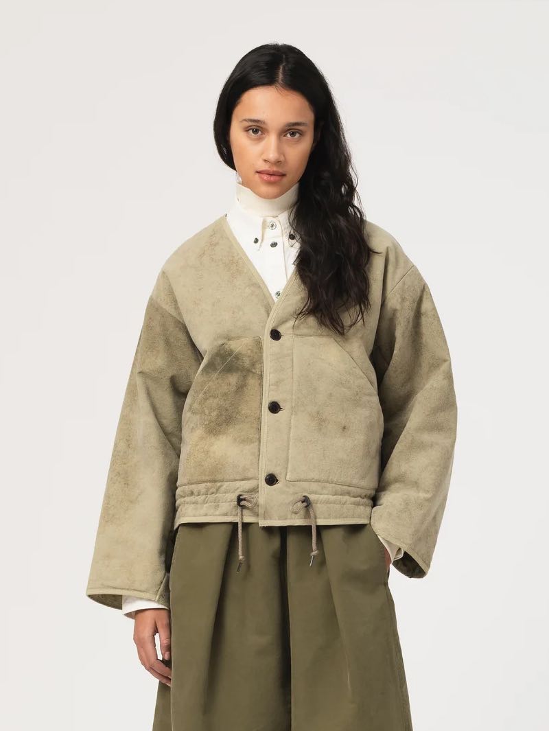 Girls of Dust Reactor Jacket Padded Cotton Avocado