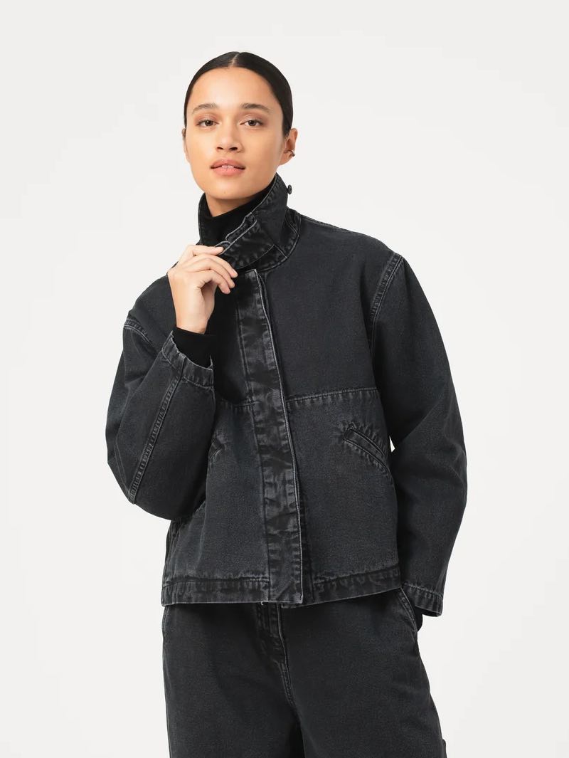 Girls of Dust Wonder Jacket Canvas Asphalt