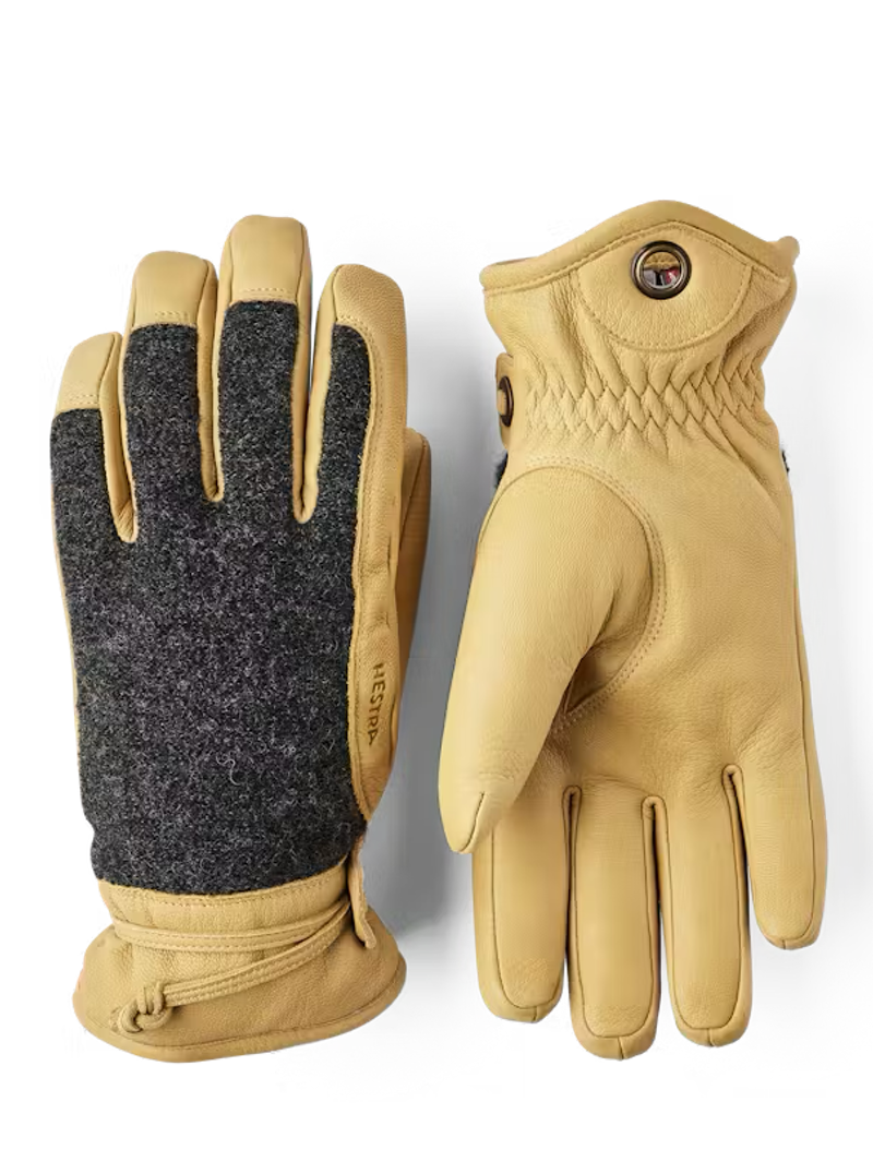 Hestra Daniel Charcoal/Tan Gloves