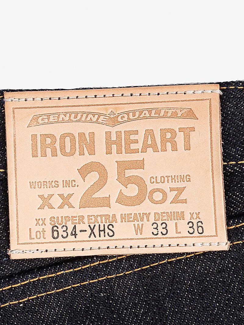 Iron Heart IH-634-XHS 25oz Straight Selvedge Denim