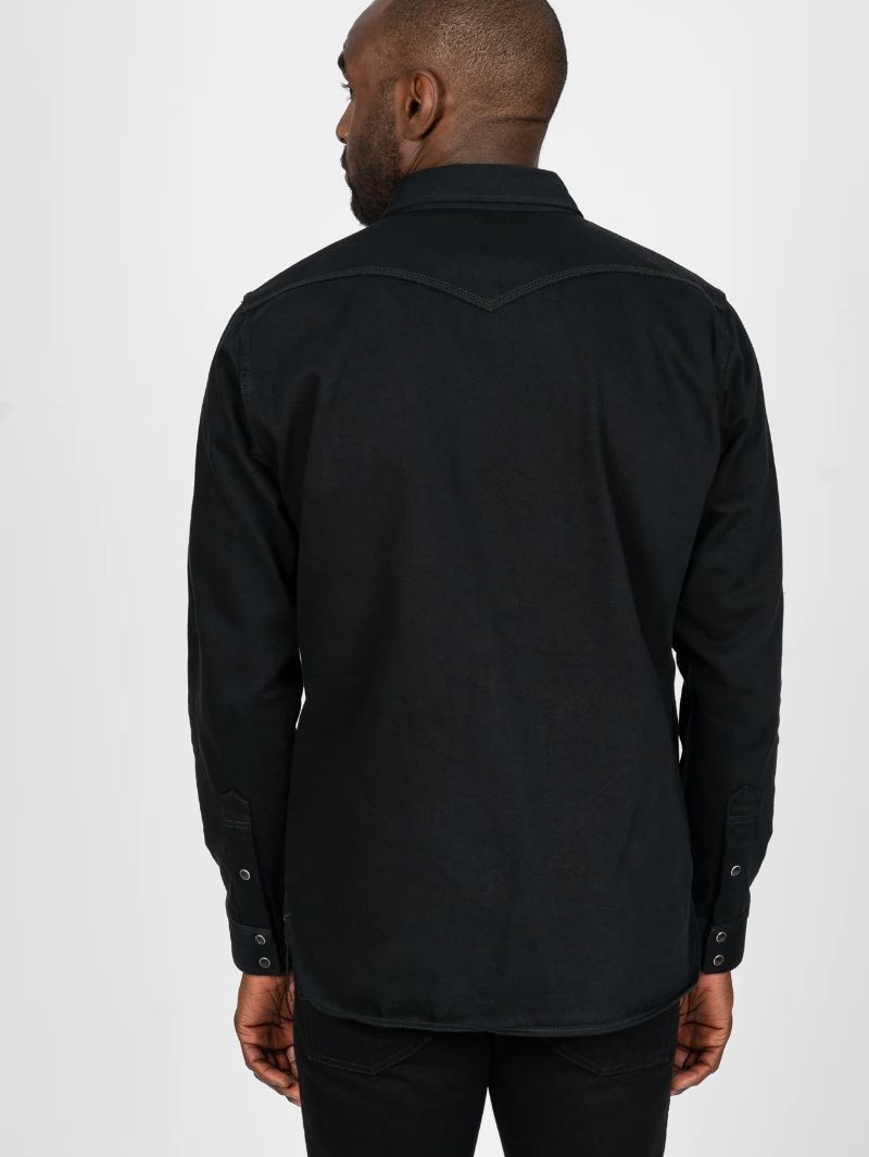 Iron Heart Denim IHSH-218-BLK 12oz Black 