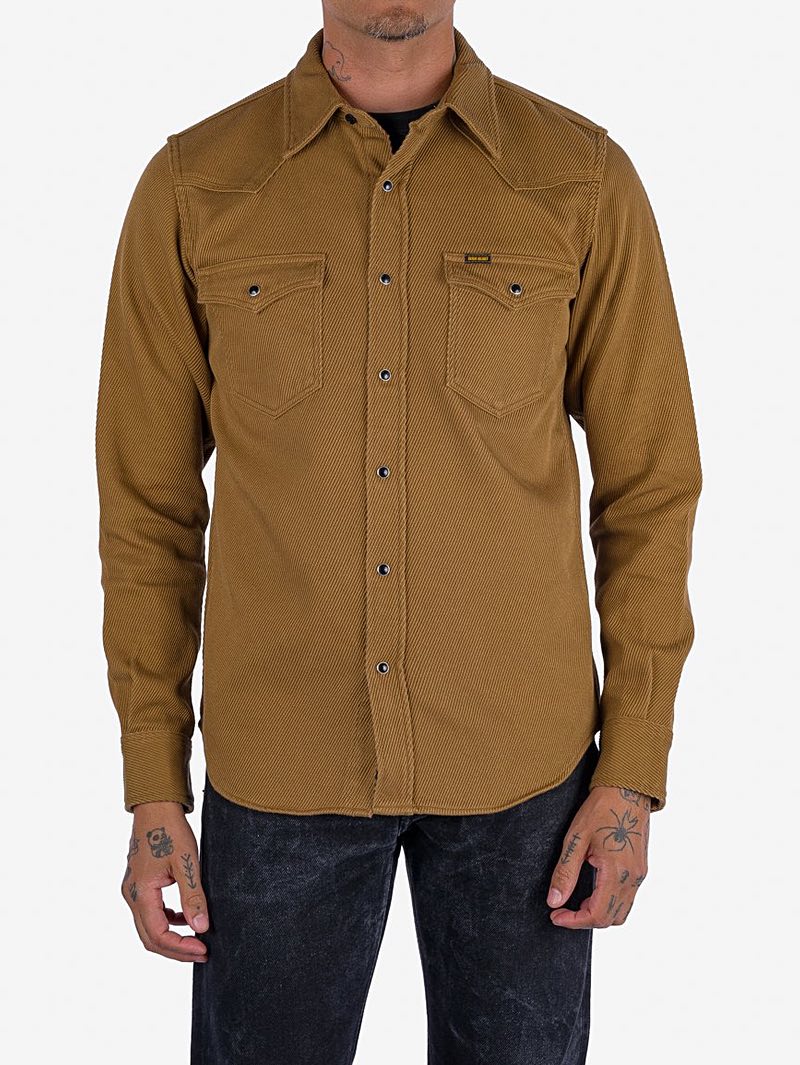 Iron Heart IHSH-234-CAM Kersey Western Shirt - Camel