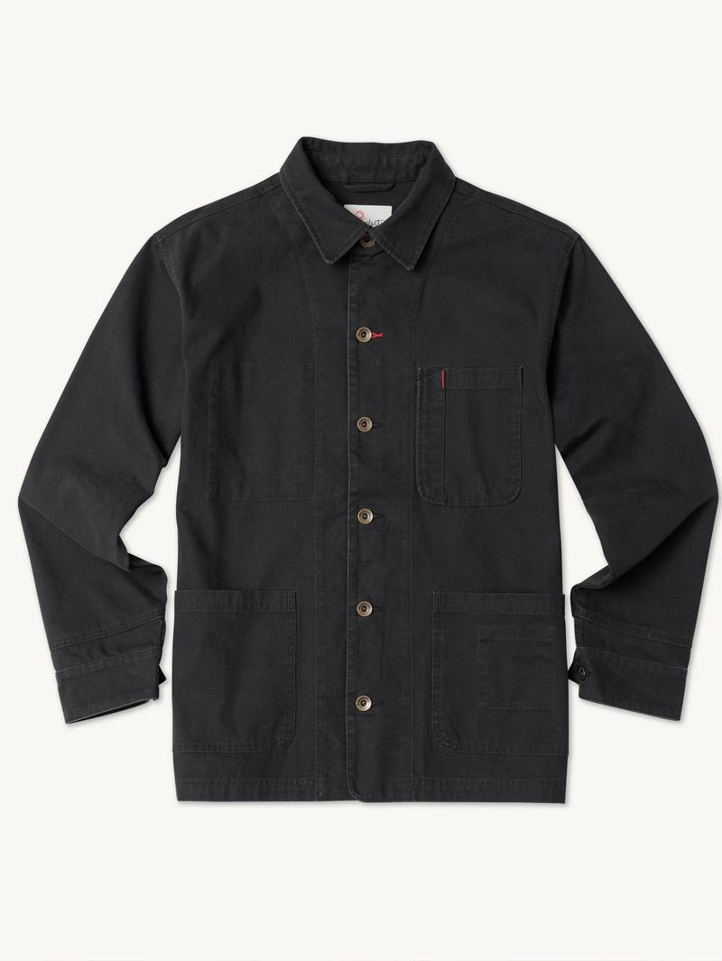 Imperfects  Obsidian Cunningham Coat in Craft Canvas