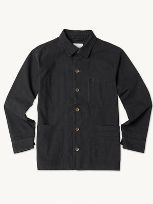 Imperfects  Obsidian Cunningham Coat in Craft Canvas